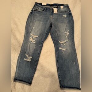 Judy Blue Light Wash Boyfriend Jeans